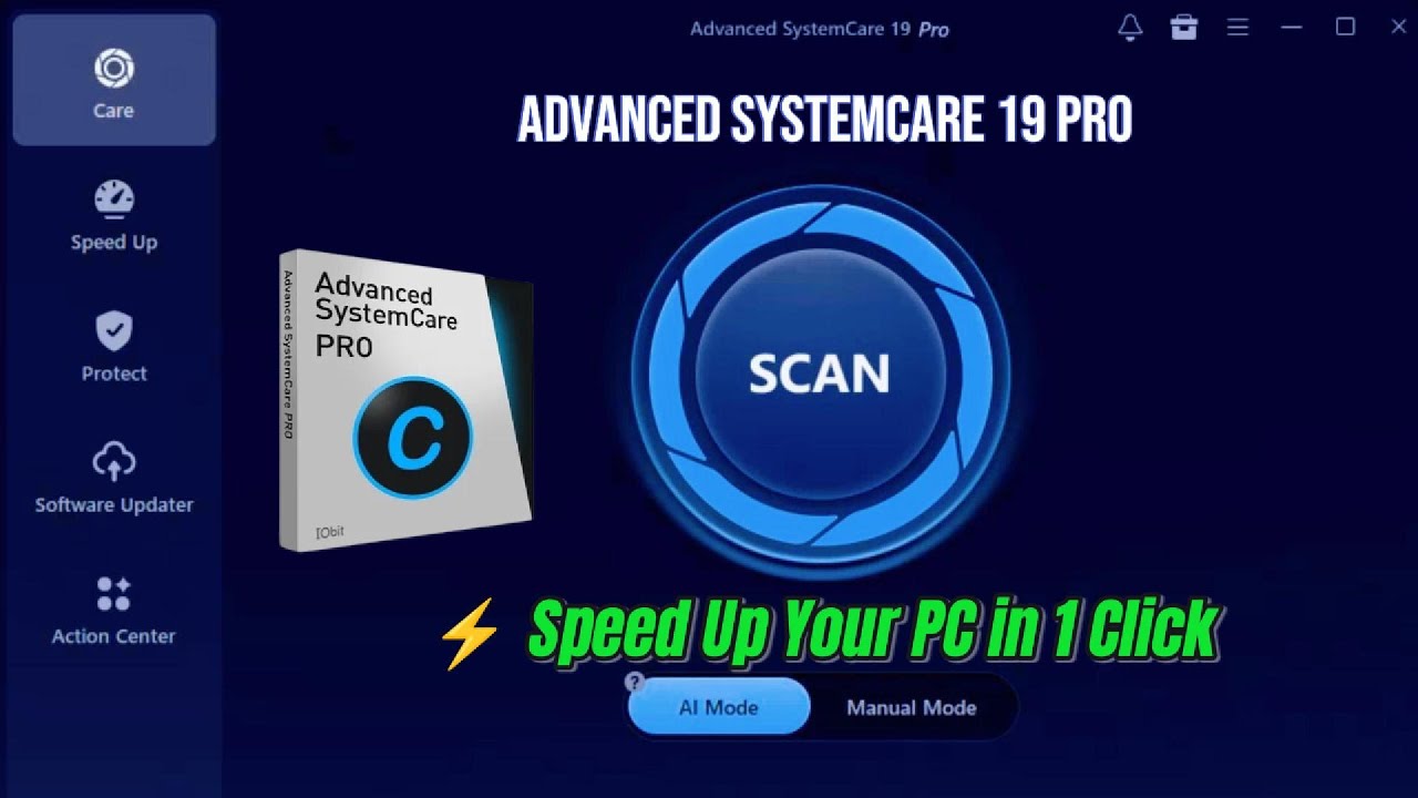IObit Advanced SystemCare 19 Pro: повышение скорости Windows, очистка ненужных файлов и защита ко...