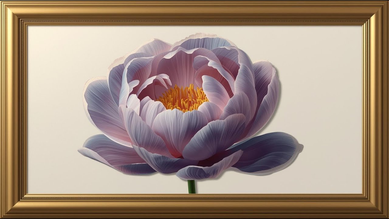 Golden Bloom — The Art of Quiet Luxury | 4K Frame TV Art