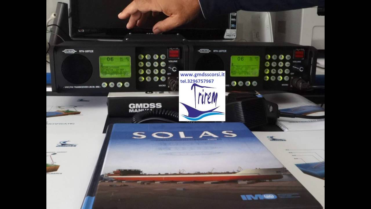 Corso GMDSS. Chiamata DSC di routine nave-nave in VHF con apparato VHF-DSC di classe A