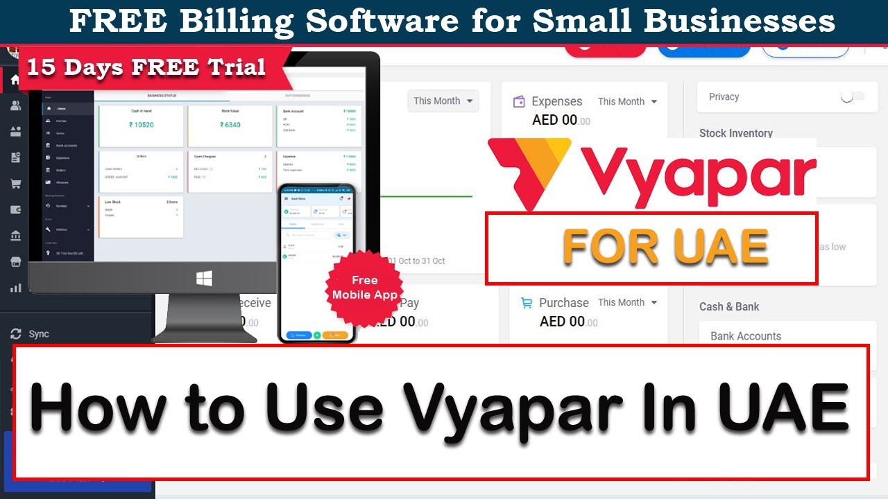 How to Use Vyapar Accounting Software In UAE