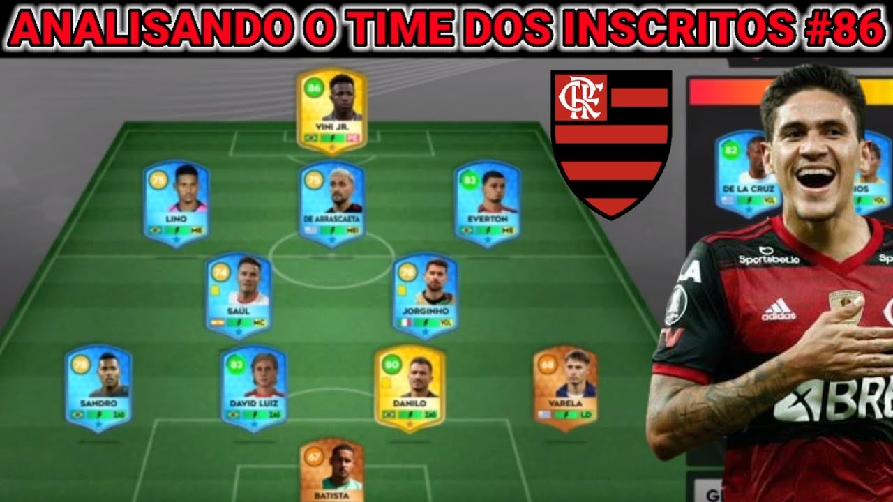 DLS 25 | Analisando o Time dos Inscritos #86 (🔥 Ele tem o Time Full Flamengo 🔥)