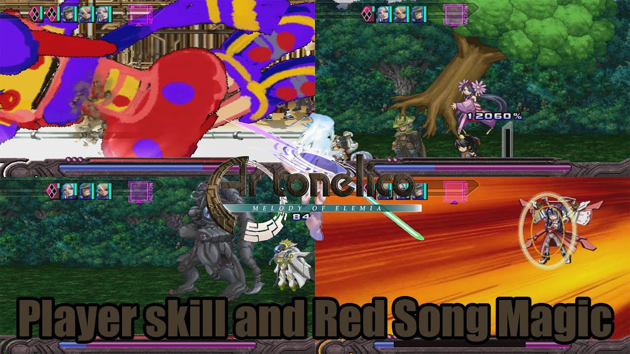 Ar Tonelico: Melody of Elemia - Ally Skills and Red Song Magic