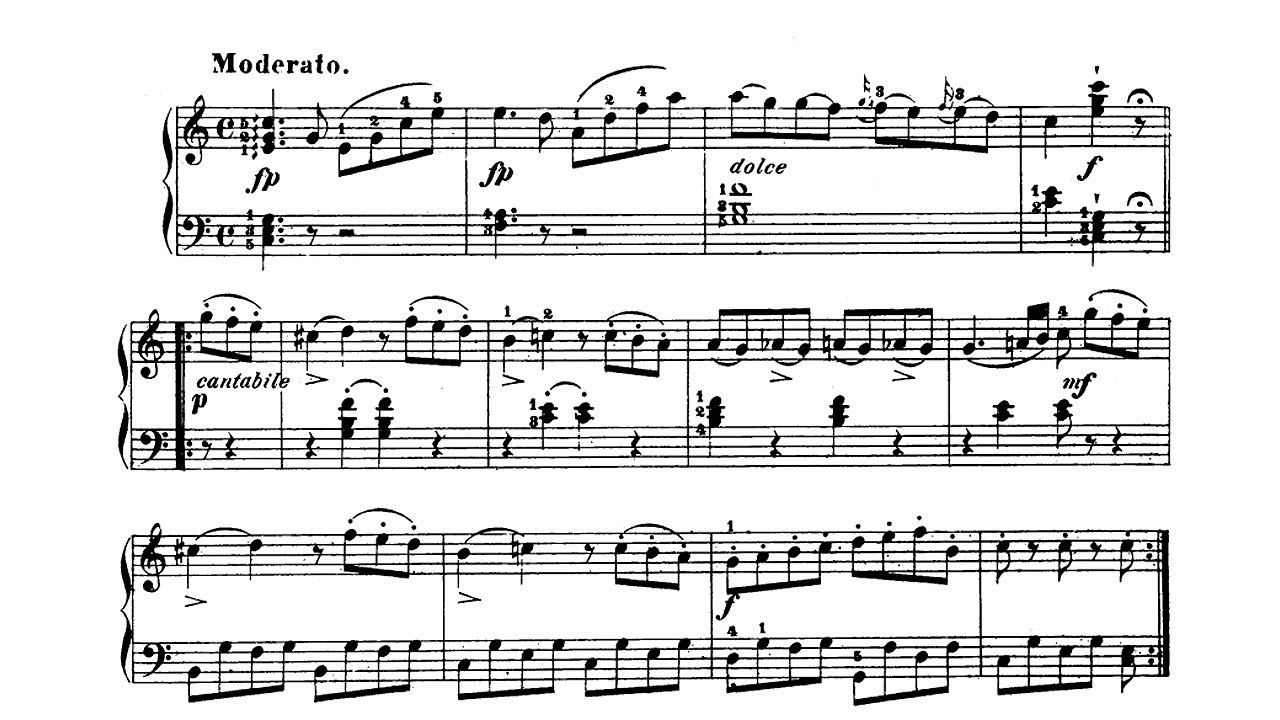 Anton Diabelli: Sonatina in C major Op. 151 No. 2 - Hans Kann, 1972 - MHS 4207
