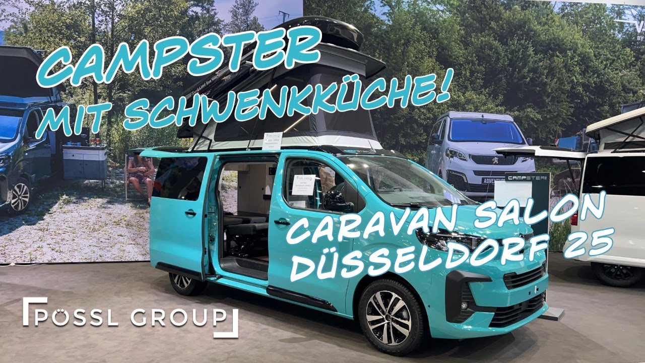 Der neue Campster mit ausschwenkbarem Küchenblock!