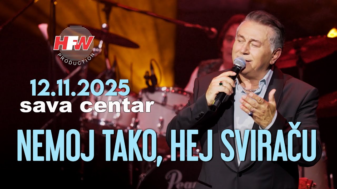 HALID MUSLIMOVIĆ - NEMOJ TAKO, HEJ SVIRAČU - LIVE - (12.11.25. SAVA CENTAR )