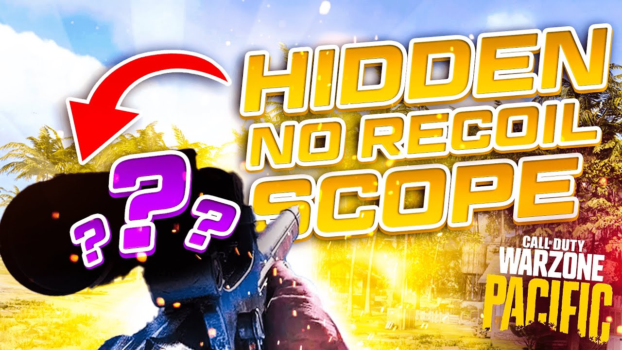 HIDDEN NO RECOIL SCOPE! Best AR Scope in WARZONE PACIFIC CALDERA!
