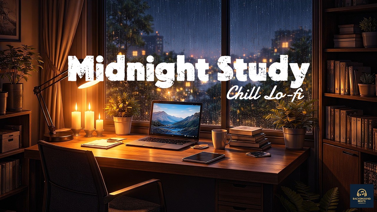 Midnight Study LoFi 🌙 | Relaxing Lofi Beats for Focus, Deep Work & Late Night Studying (1 Hour)