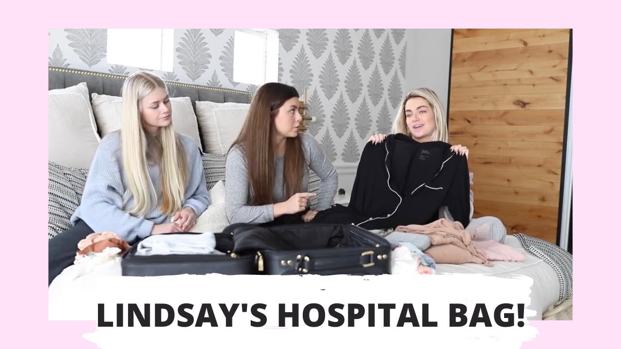 WHAT'S IN LINDSAY'S HOSPITAL BAG?? *BABY COMING SOON!*