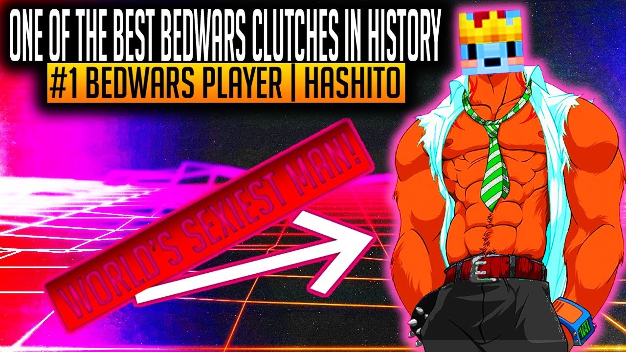 HASHITO VS HACKER IN MOST INSANE BEDWARS CLUTCH EVER! (Hypixel Solo Bedwars)