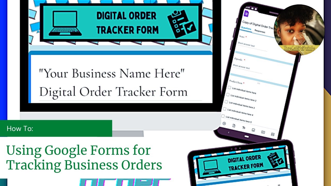 Using Google Forms to Track Customer Orders