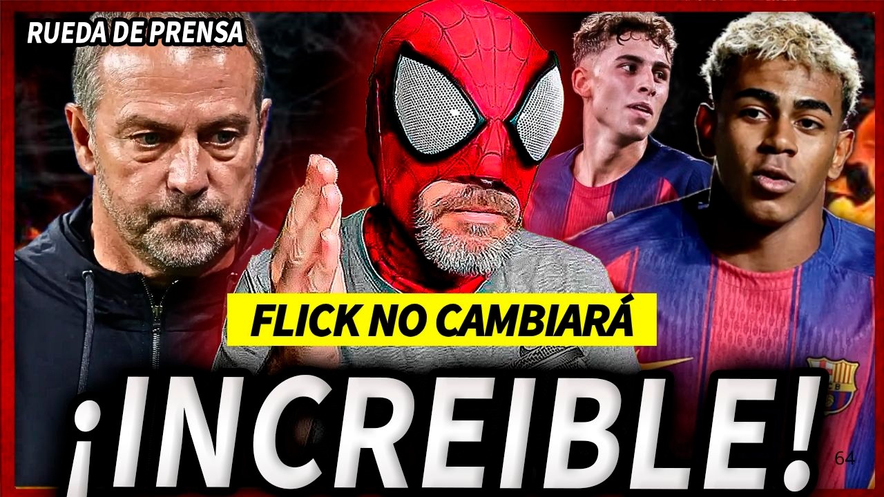 😱¡HANSI FLICK AVISA: NO VA A CAMBIAR SU FORMA DE JUGAR! (CONTUNDENTE) | RUEDA DE PRENSA HANSI FLICK