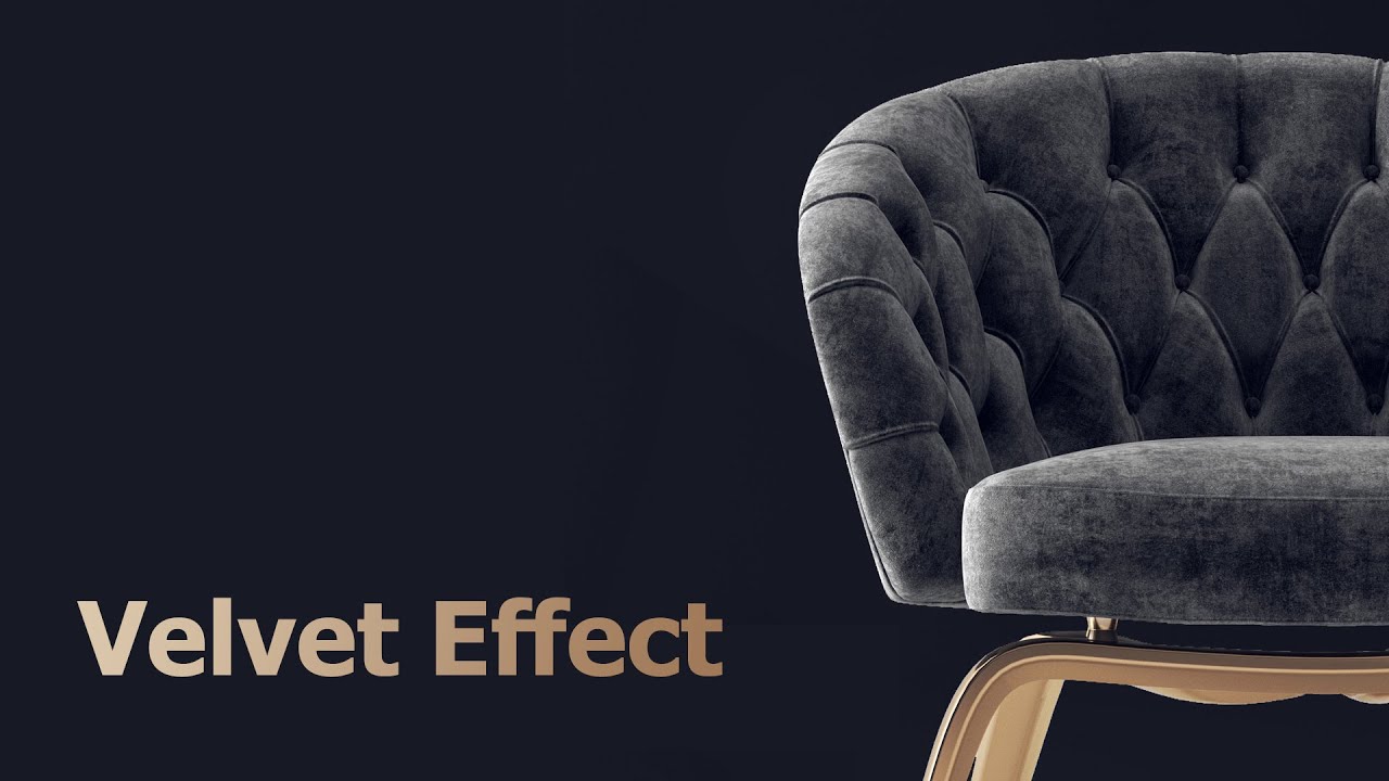 Lumion 9 Fabric Materials (Velvet Effect)