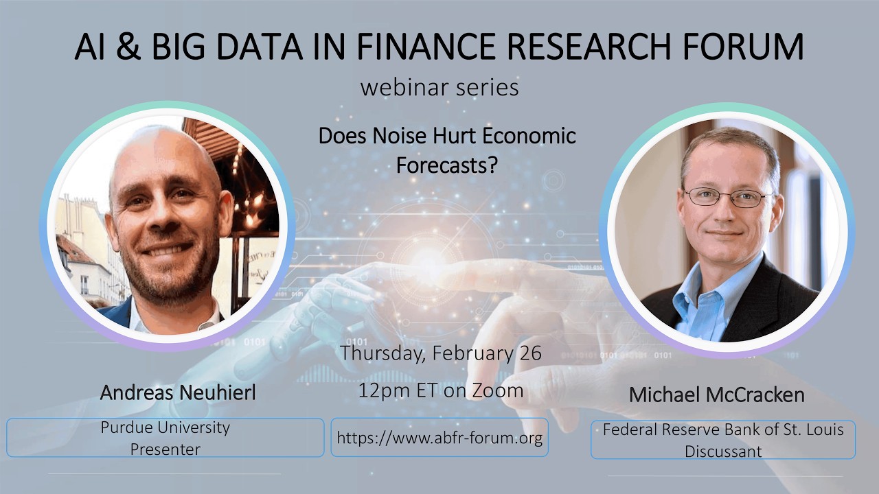ABFR Webinar with Andreas Neuhierl and Michael McCracken