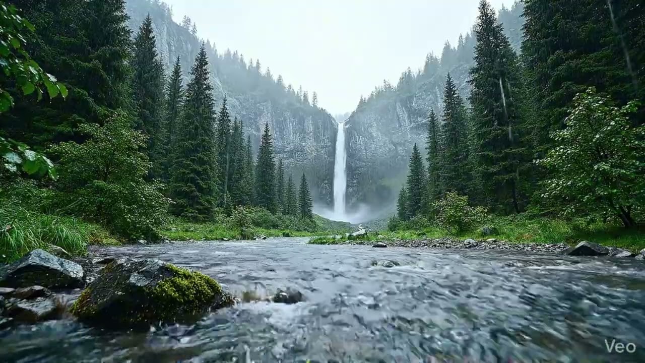 Insomnia Relief: Deep Rain & Rolling Thunder ⛈️ Stop Overthinking in Minutes NO ADS