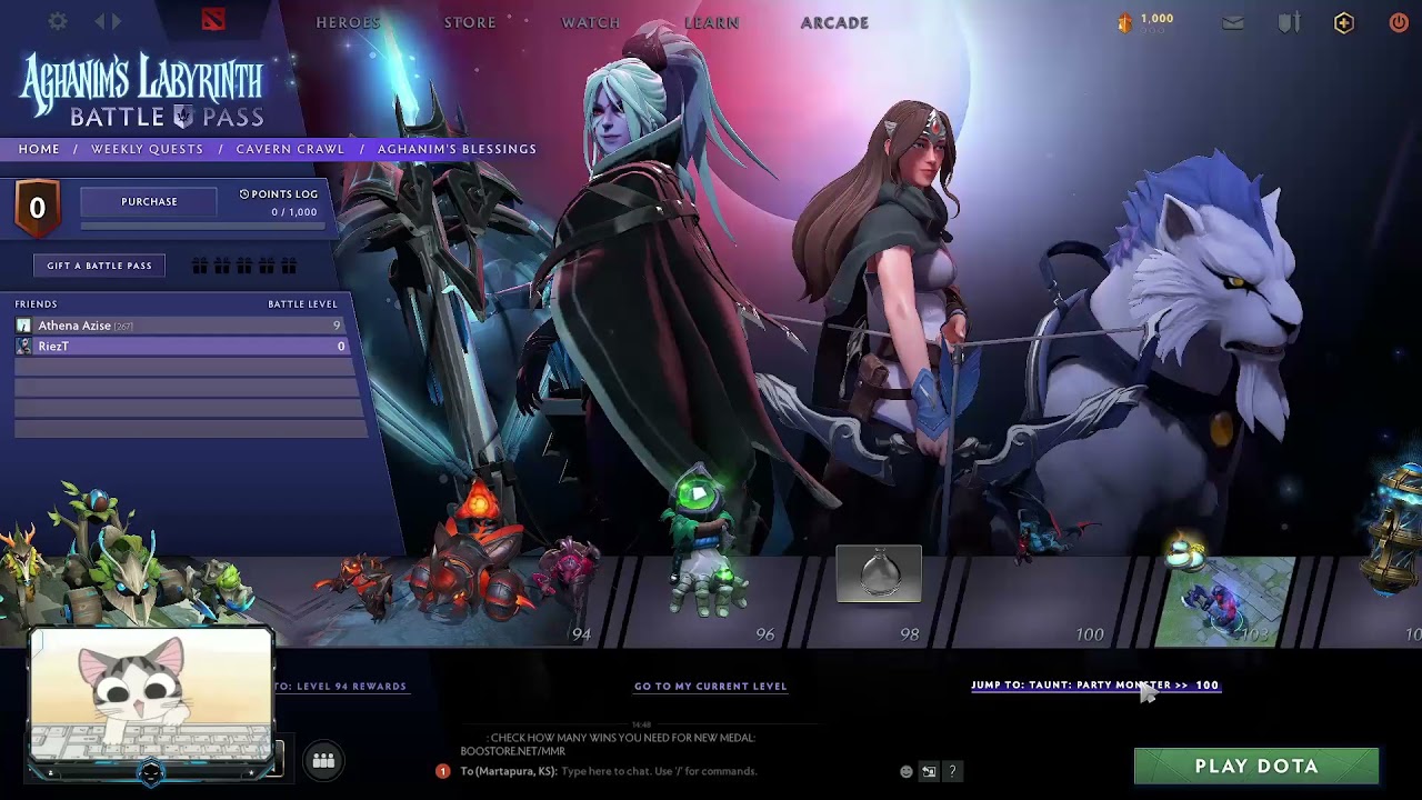 Aghanim's Labyrinth Battle Pass 2021 Reward || RiezT T.S.R