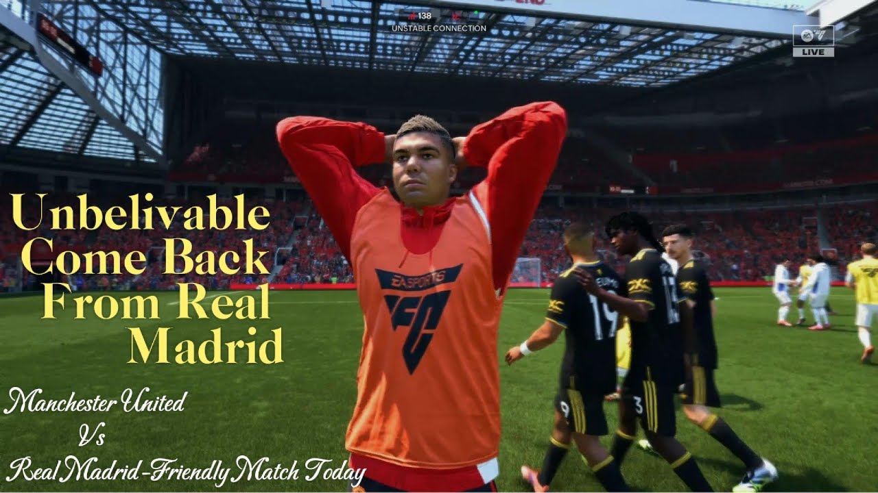 Unbelievable Comeback Against the White Angels | Man United vs Real Madrid – Extended Highlights