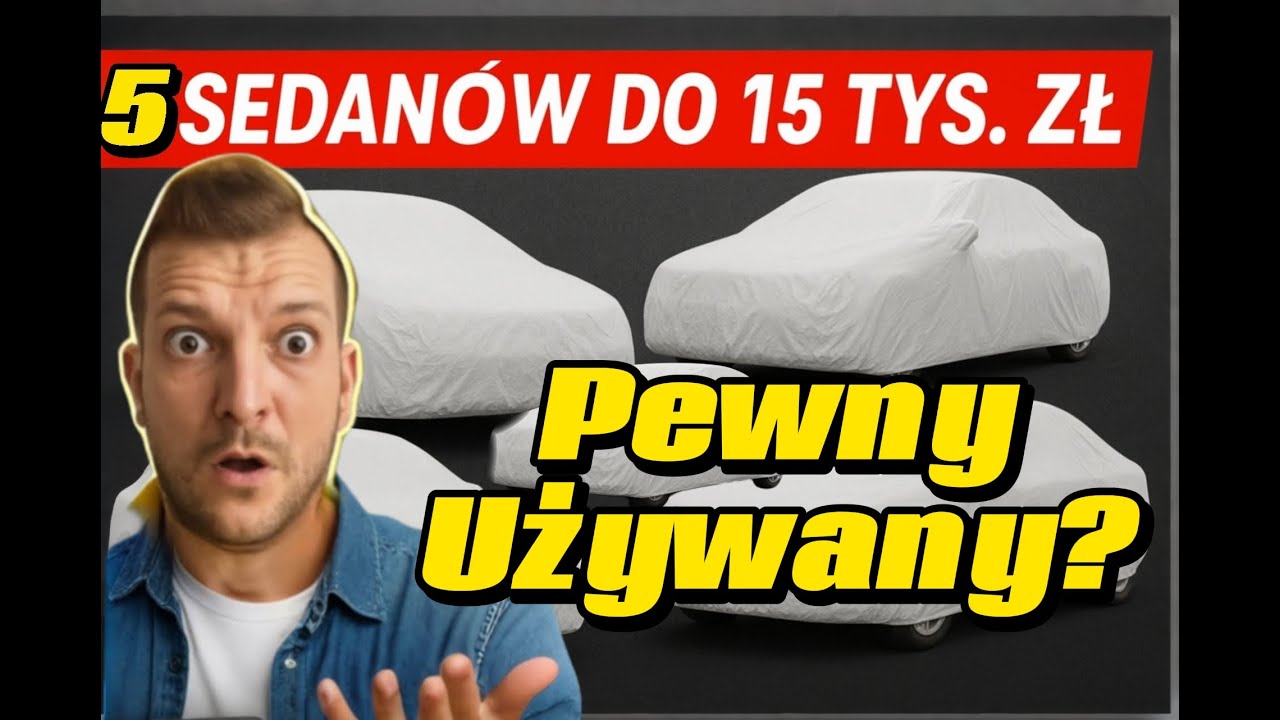 😎5 sedan&oacute;w do 15 tys., kt&oacute;re  kosztowały cztery razy tyle! Nie kupuj auta, zanim nie zobaczysz TEGO!