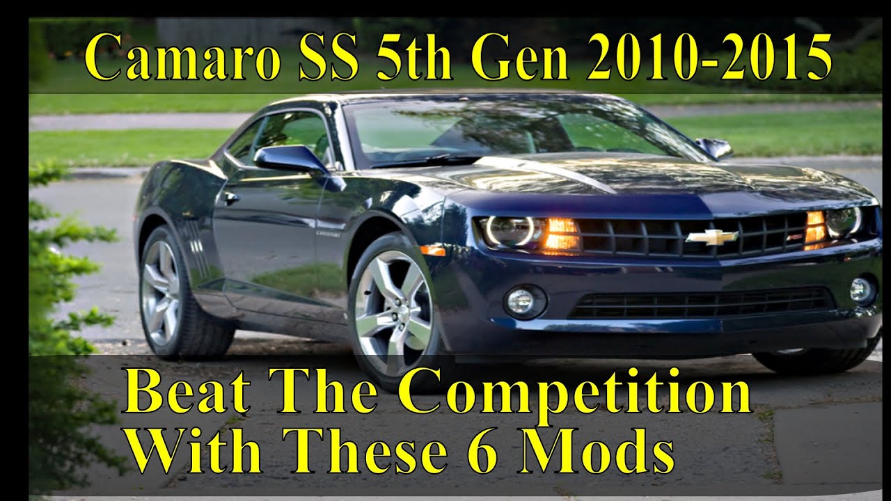 6 модификаций для повышения мощности вашего Camaro SS (2010-2015)