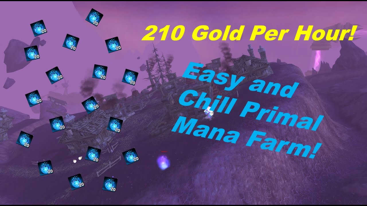 Farming 5 HOURS of PRIMAL MANA at Kirin'Var Village! | TBC Classic WoW Primal Mana Gold Farm