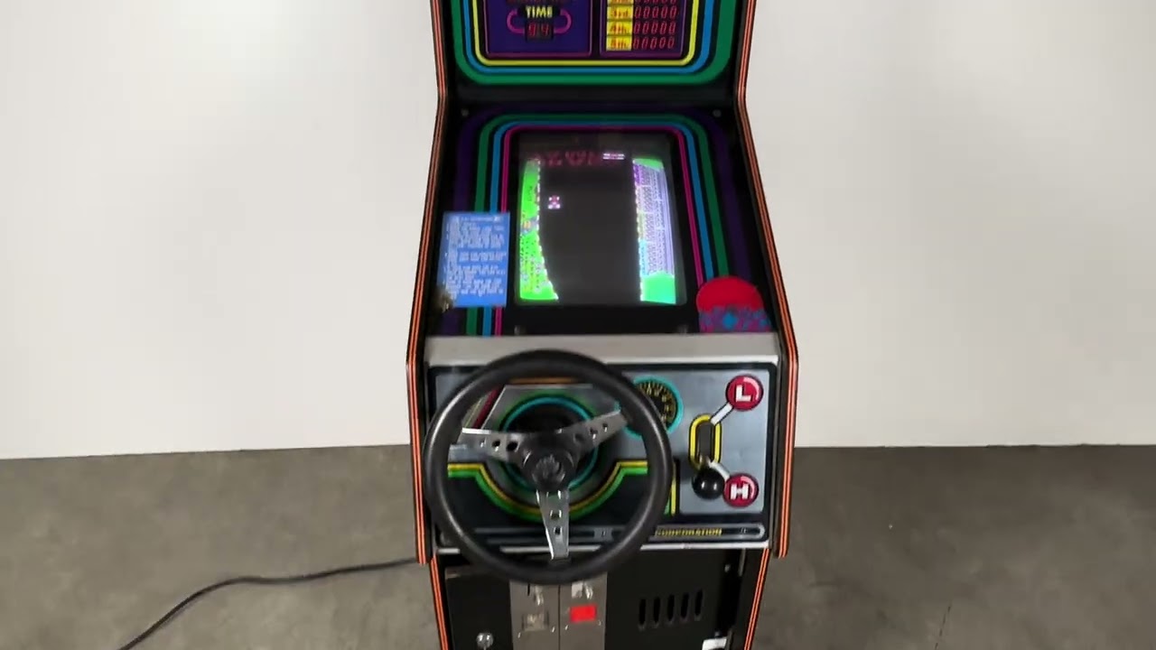 1981 Taito Grand Champion Compact Racing Video Game Arcade