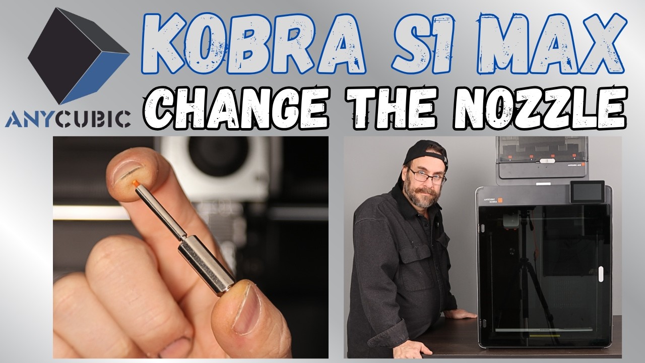 Anycubic KOBRA S1 MAX: Как заменить сопло
