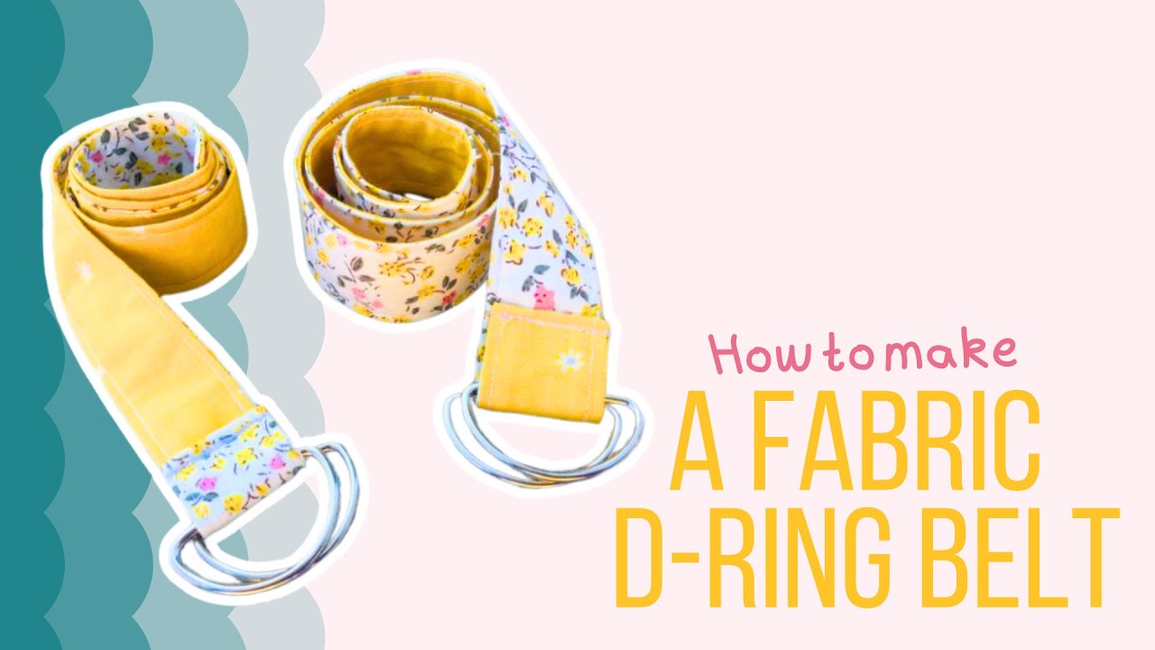 How To Sew a D Ring Belt {Easy Tutorial!}