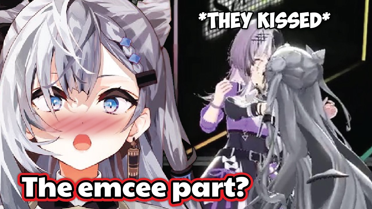 Zeta got flustered when talking about K̶I̶S̶S̶  EMCEE part with Shiori and Cecillia !!