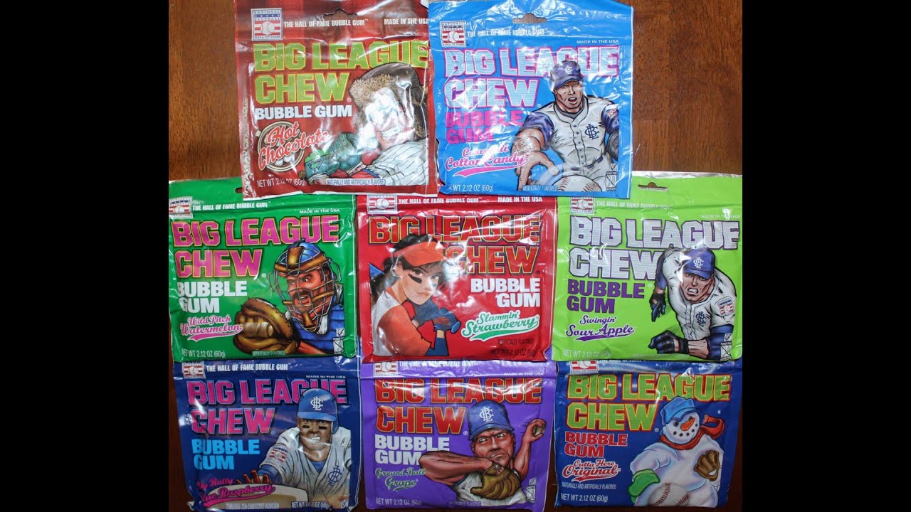 Big League Chew Bubble Gum Review – 8 Flavors!