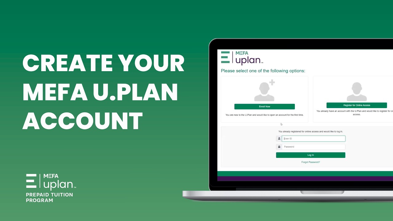 Create Your MEFA U.Plan Account