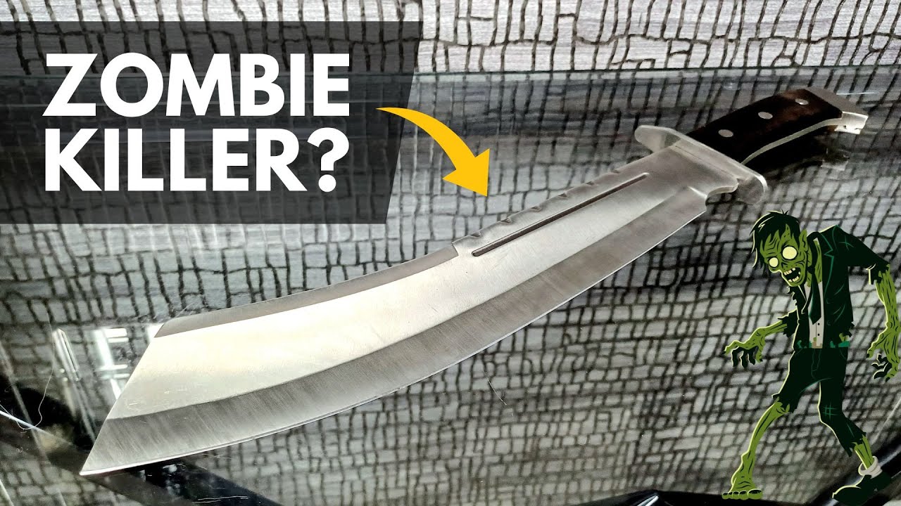 Rite Edge Black Wood Bully Machete (SZCO Supplies) - Tool or Decoration?