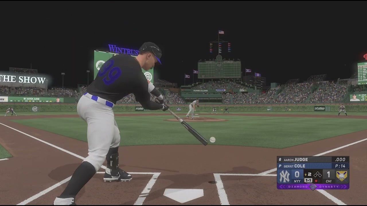 MLB The Show 25 Diamond Dynasty Aaron Judge Home Run