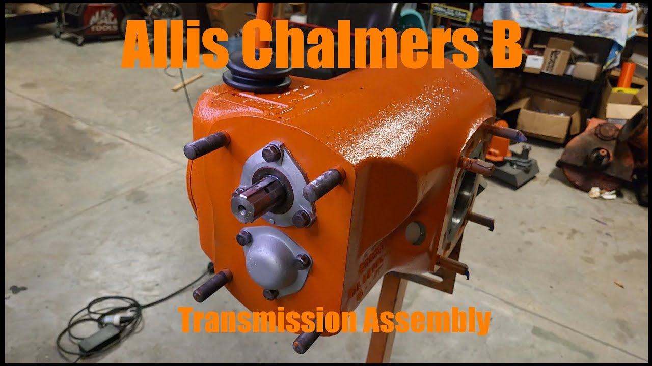 Сборка трансмиссии Allis Chalmers B 1953 года