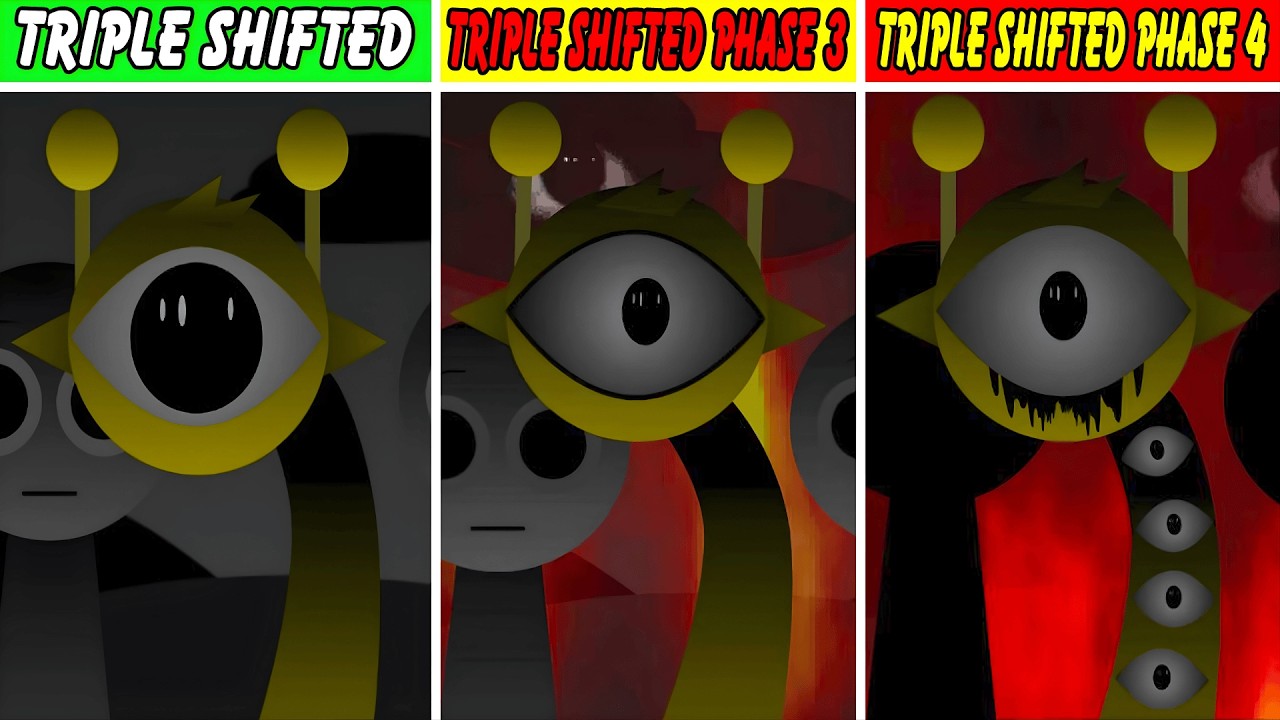 Incredibox Sprunki: Triple-Shifted Vs Triple-Shifted Phase 3 Vs Triple-Shifted Phase 4