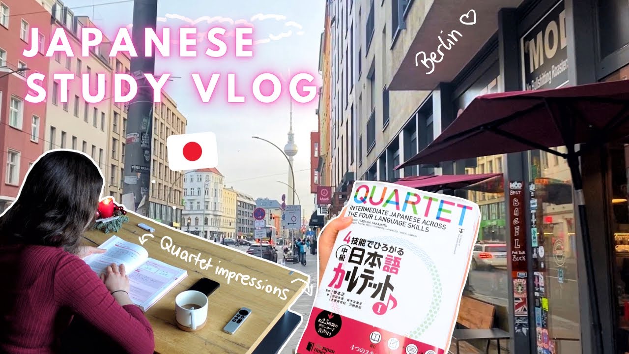 Japanese Self-Study Vlog 🇯🇵📖 | Starting N3 | First impressions quartet book | My sticker collection