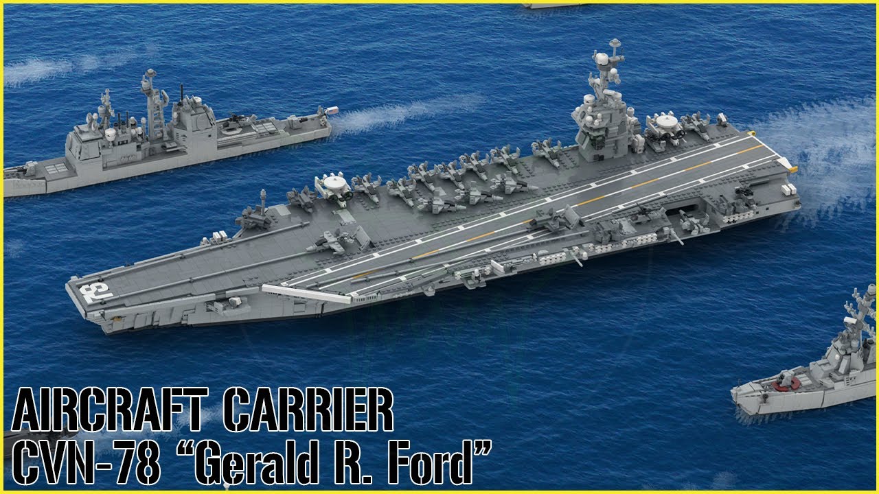LEGO | Aircraft Carrier | CVN-78 Gerald R. Ford - 1:300 Scale