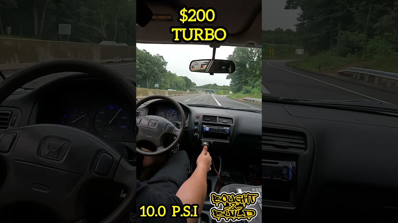 $200 @MaXpeedingRods TURBO ON OUR SUPER CHEAP CIVIC! 