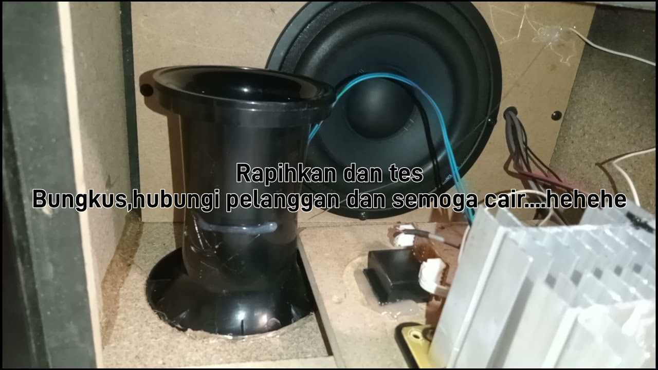 perbaikan Polytron PMA 9502 Bass subwoofer mati
