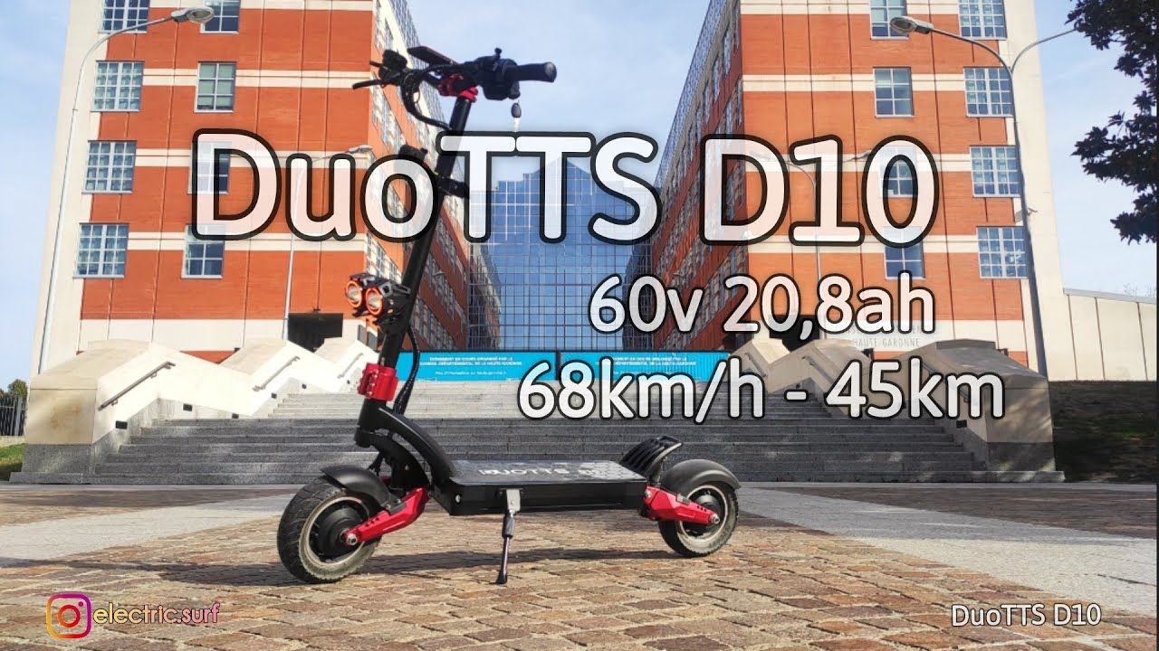 Meilleur prix ! DUOTTS D10 🛴⚡60V 20.8Ah Officiel 🇫🇷☀️X-Tron X10pro Laotie SR10