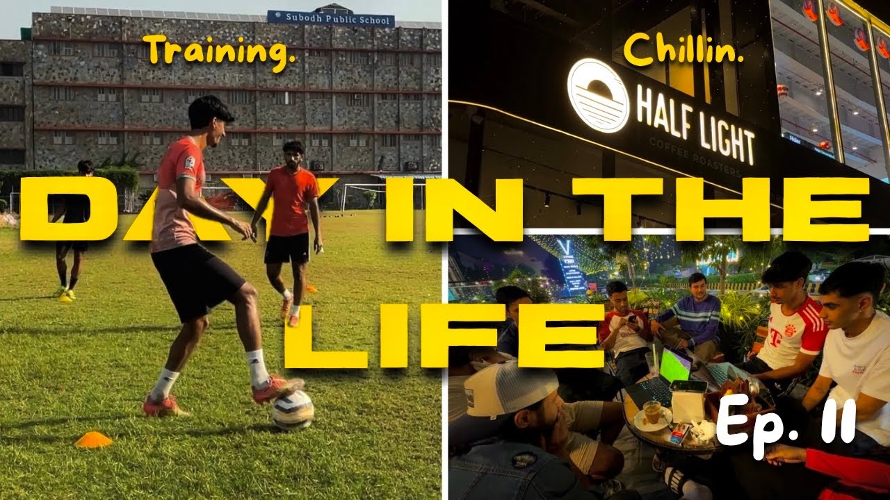 Day In The Life Of A FOOTBALLER in INDIA 🇮🇳 ⚽️ | Ep. 11 |