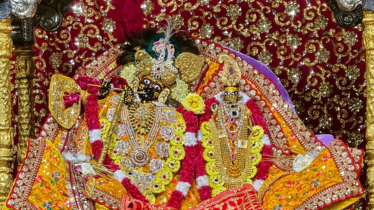 श्री लाड़ली जू की संध्या आरती के दर्शन श्री बरसाना धाम 22-01-2026 +91-8595252064☎️#radhekrishna 