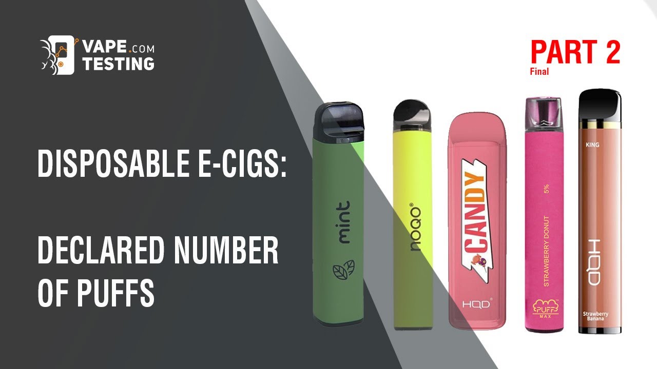 Disposable e-cigs: declared puffs number real or not? Part 2