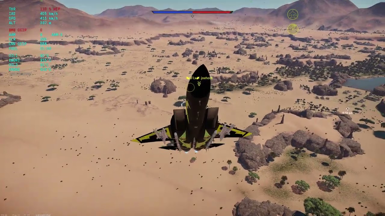 [War Thunder] Squadron Battles 12.7 xFLx vs V4LK