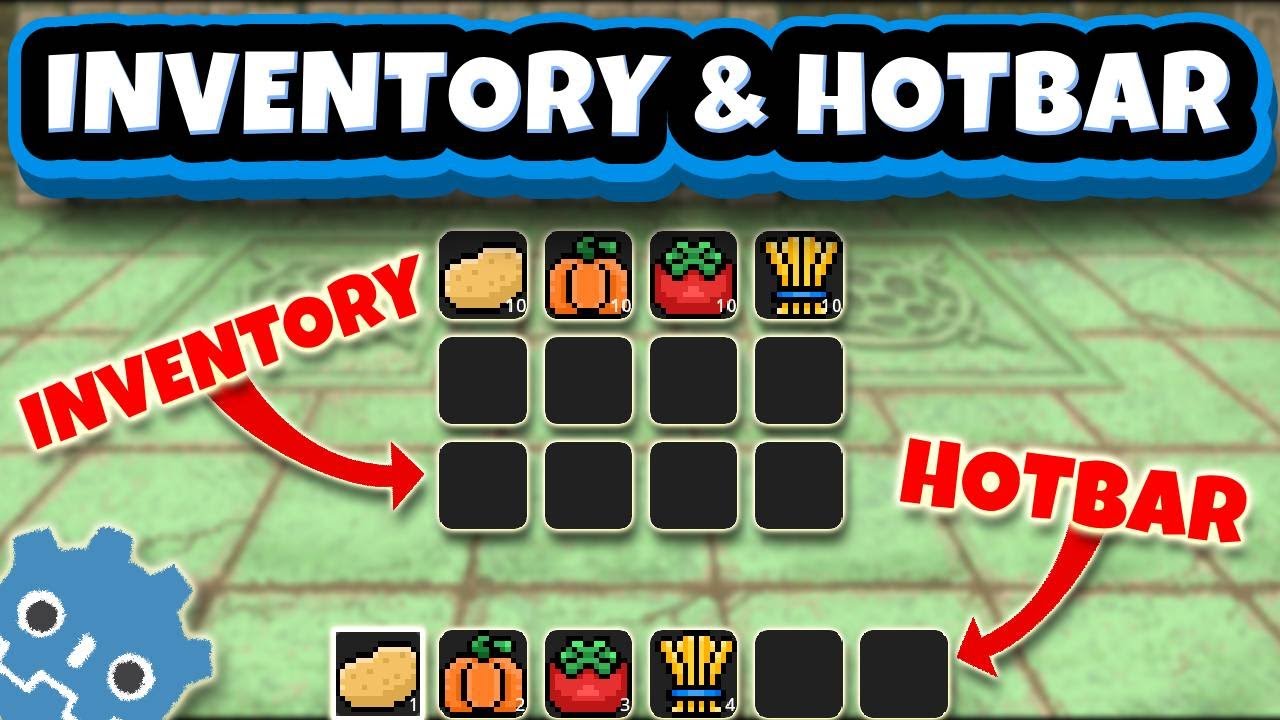 Inventory & Hotbar | Drag & Drop with Custom Resource | Godot 4