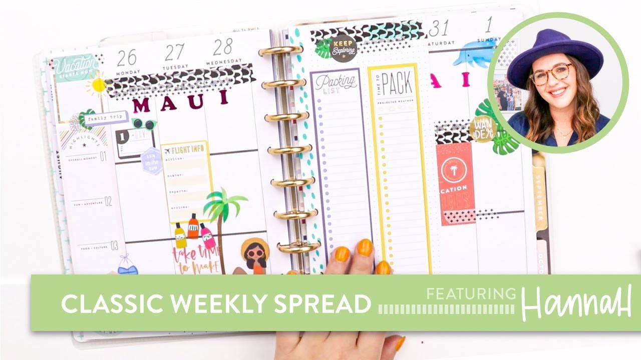 Plan With Me! // Feat. Hannah!