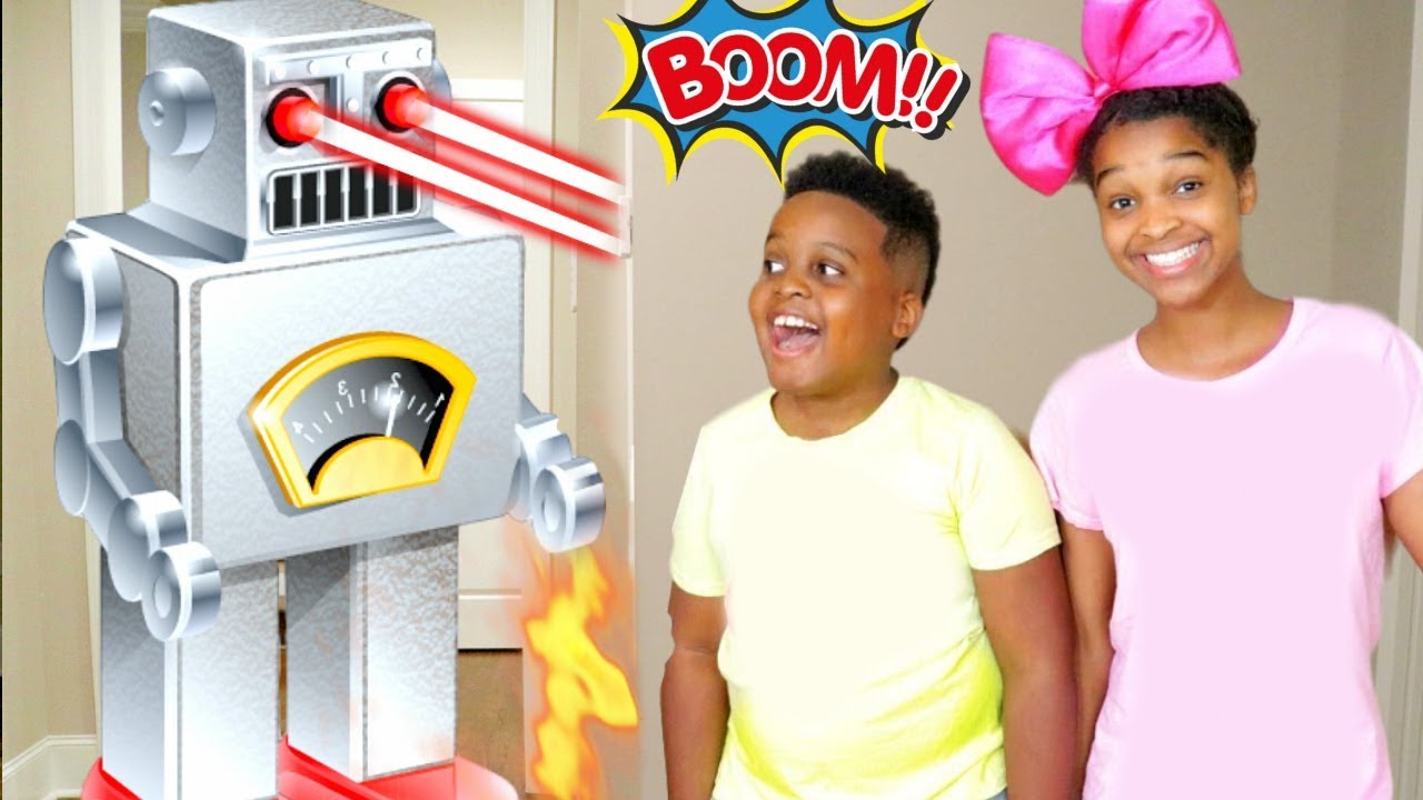 Shasha And Shiloh vs NEW ROBOT TOY! - Onyx Kids