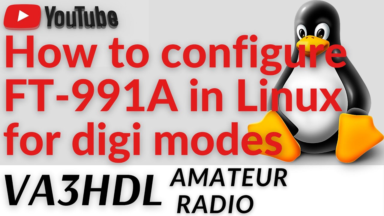 How to configure FT-991A in Linux for digital modes