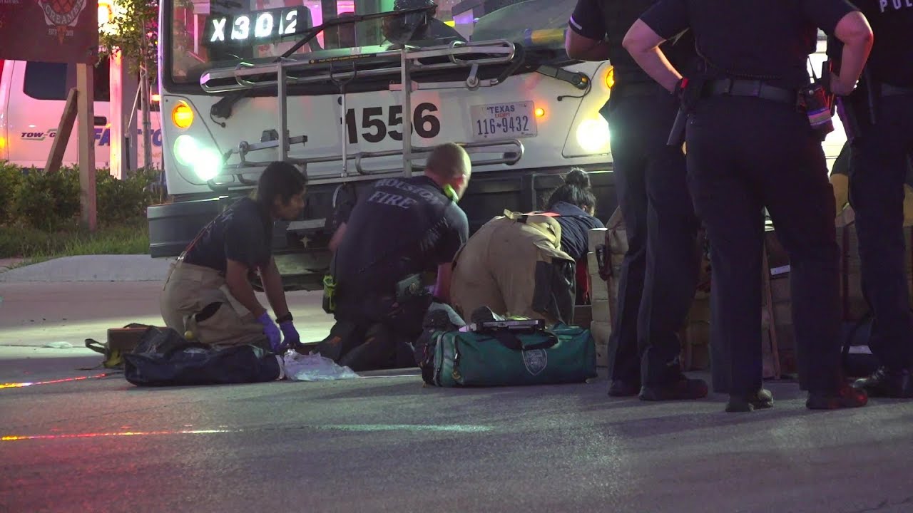 Man Trapped Under Metro Bus After Crash In Houston