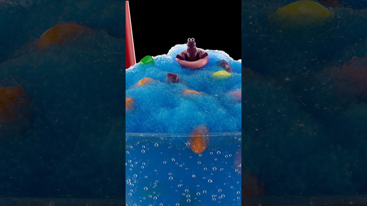 Nerds slushie in zbrush and blender #3d #blender #zbrush #nerds #3dart