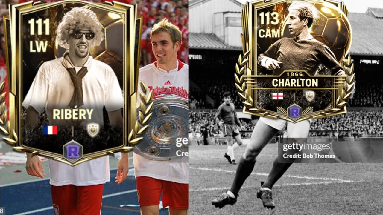 Original images of Ballon d'Or ICON FC Mobile cards 