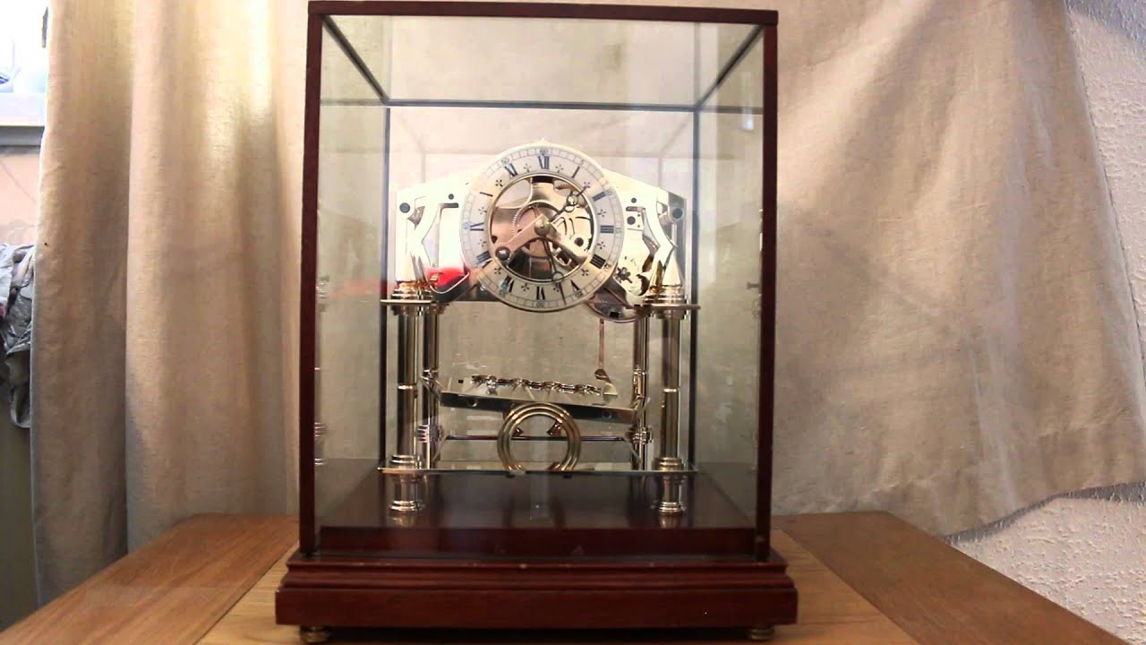 Comitti of London 8 Day Fusee Congreve Rolling Ball Clock
